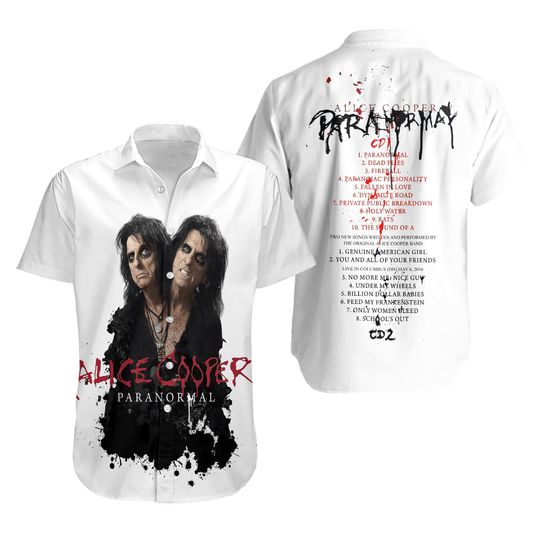 Discover Paranormal Alice Cooper Music Hawaiian Shirt