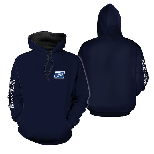 Discover Postal Service Chest 3D Hoodie
