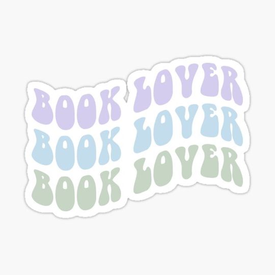 Discover book lover groovy font