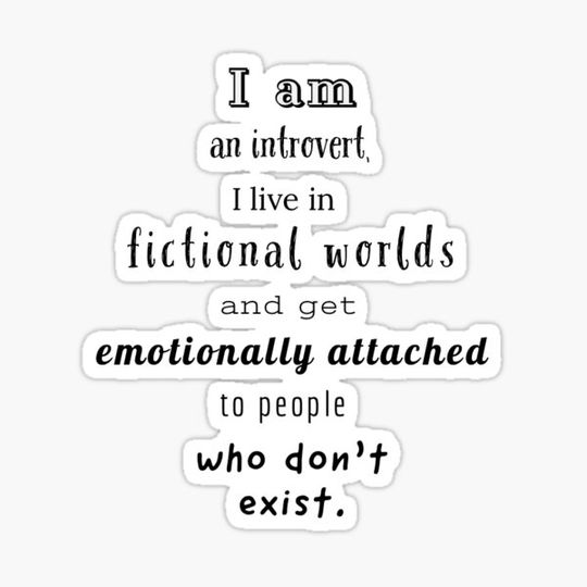 Discover I Am An Introvert... Sticker