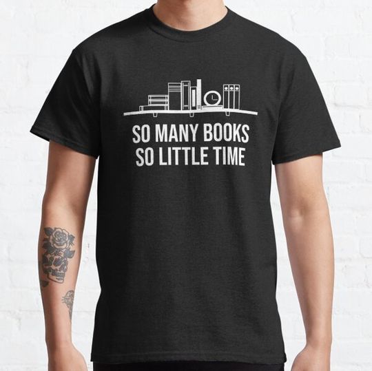 Discover So Many Books So Little Time White Design