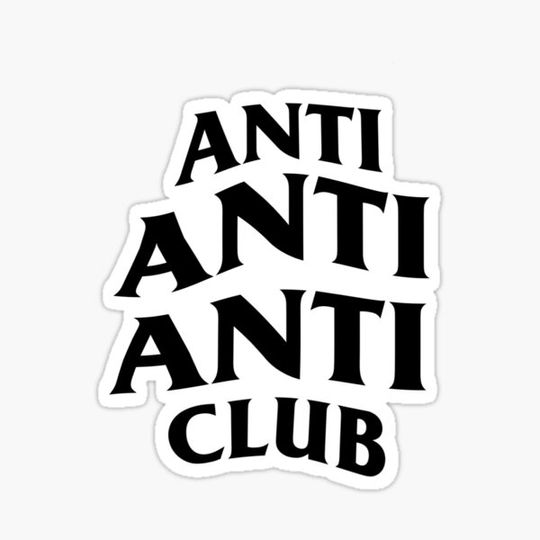 Discover Anti Anti Anti Club - Statement Hoodie