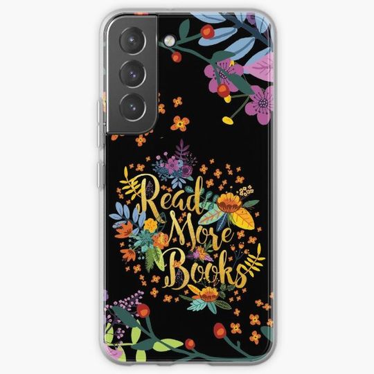 Discover Read More Books - Floral Gold - Black
