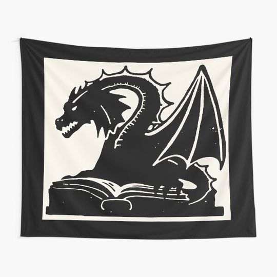 Discover Fantasy Dragon Reading a Book