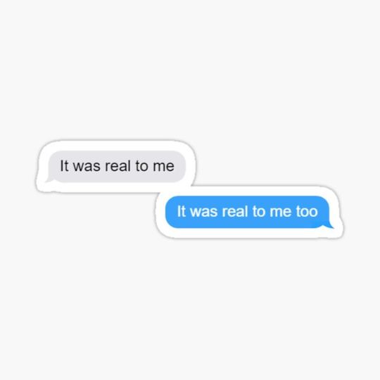 Discover it was real to me too