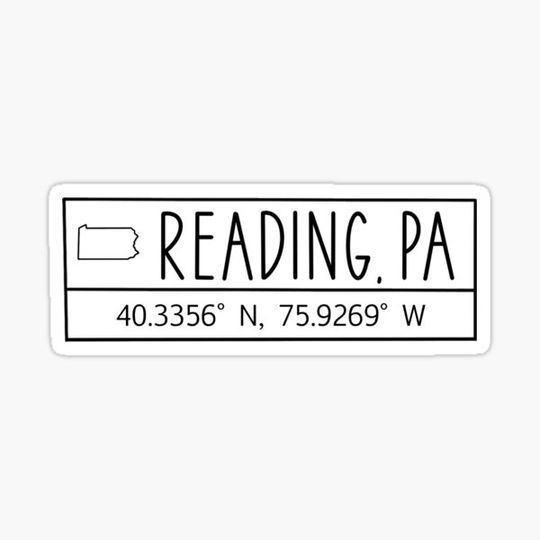 Discover Reading Pennsylvania Coordinates