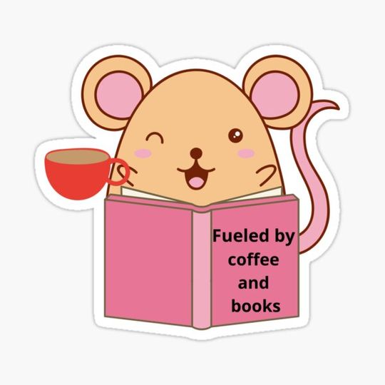 Discover Coffee & Books: Cozy Mouse Reading