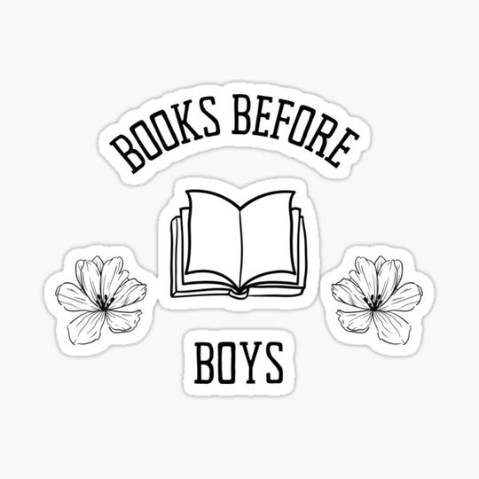 Discover Books before boys emblem