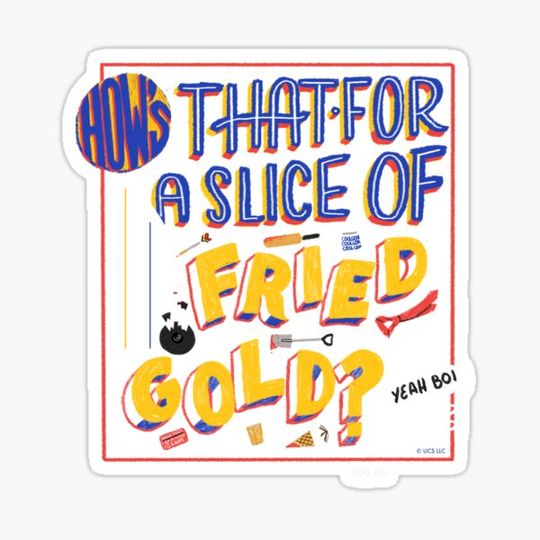 Discover How's that for a slice of fried gold?