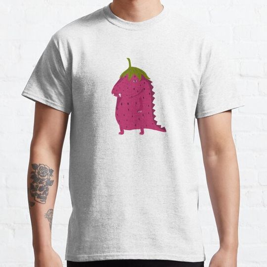 Discover Cute Strawberry Dinosaur