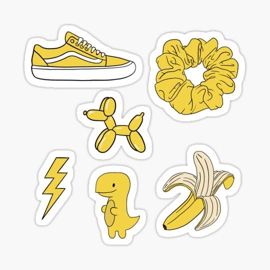 Discover Yellow stickers