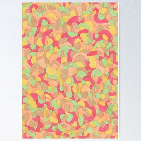 Discover Quirky Circular Doodle Pattern
