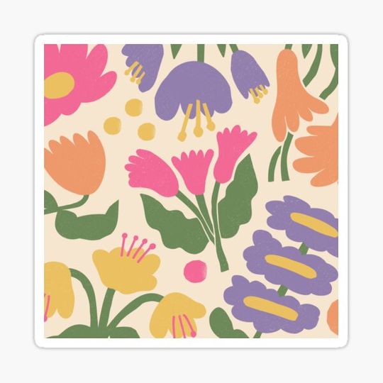 Discover Illustrated Floral Print