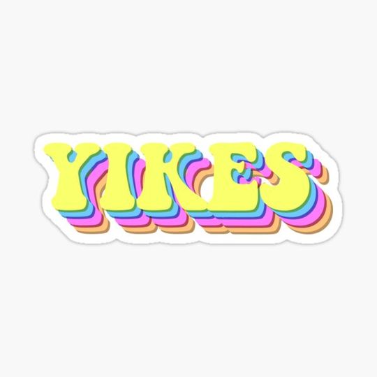 Discover Yikes 3D Sticker