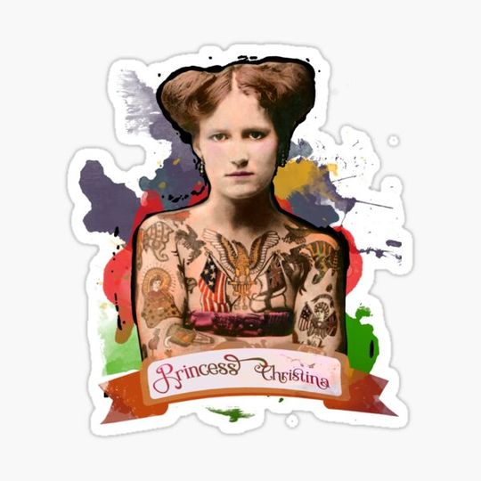Discover Princess Christina (The Tattooed lady) - The Britannia Panopticon