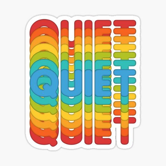 Discover Colorful powerful message quiet