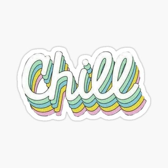 Discover chill sticker