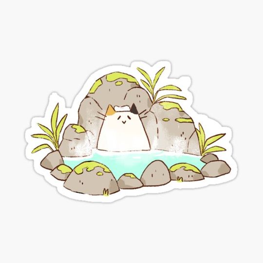 Discover Happy Onsen Cat