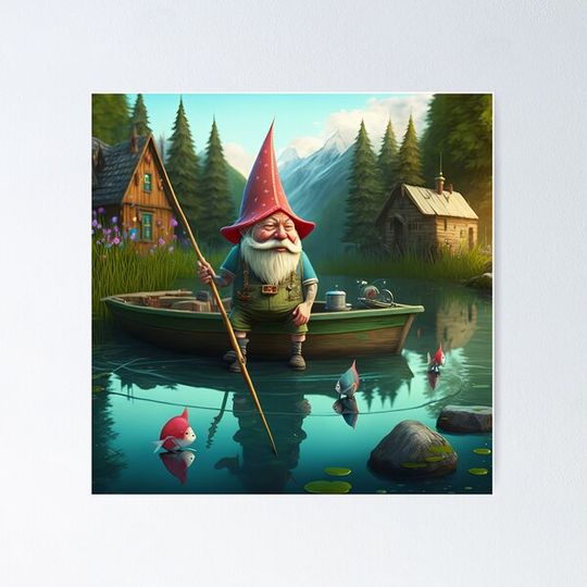 Discover Gnome Gone Fishin at the Lake House