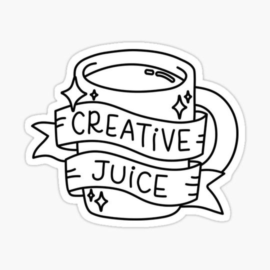 Discover Creative juice black and white