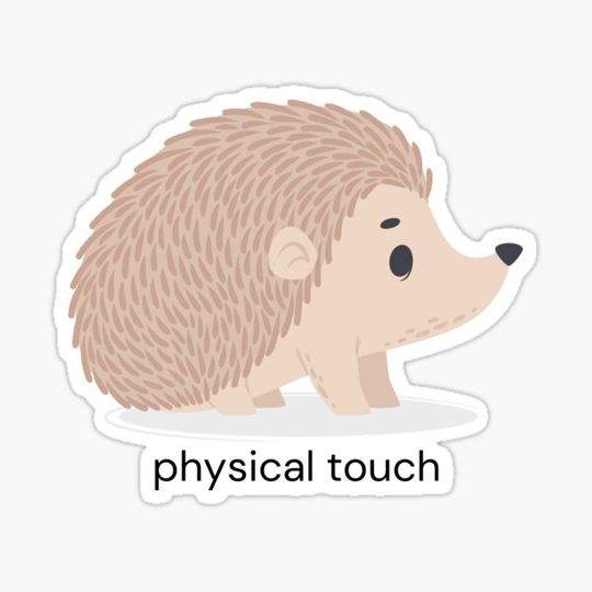 Discover Love languages: Physical touch porcupine