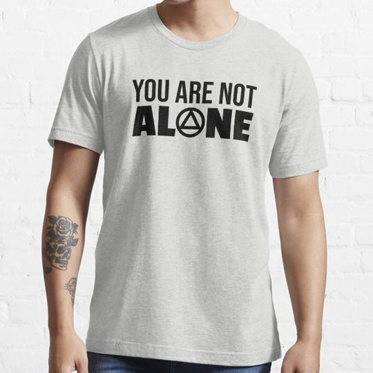 Discover You Are Not Alone AA Logo Clean & Sober Living In Recovery