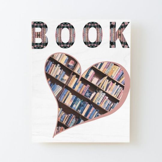 Discover Book Love Rose and Pink Heart