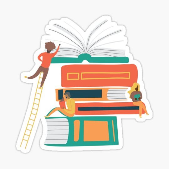 Discover Book Community Illustration Pattern