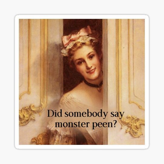Discover renaissance painting monster peen meme - funny bookish kindle