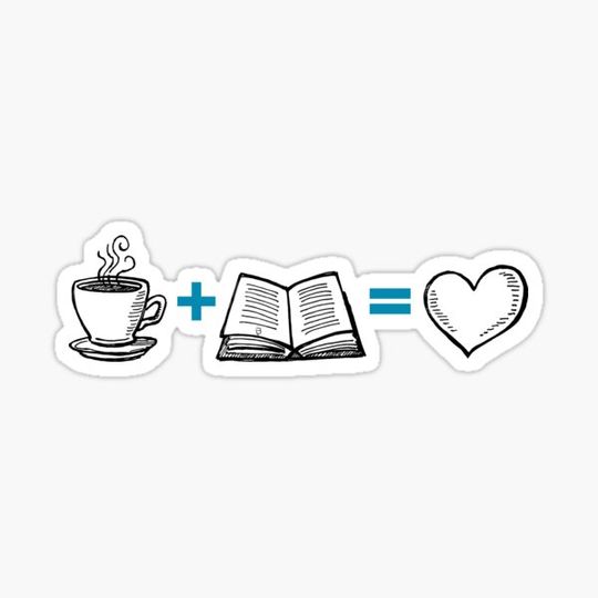 Discover Tea | coffee | book | heart | love | bookrebels | equation