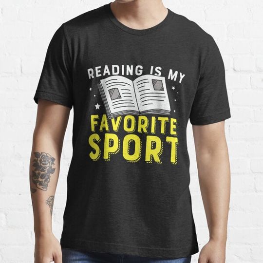 Discover Reading is my Favorite Sport Nerd Book Addict T-Shirt