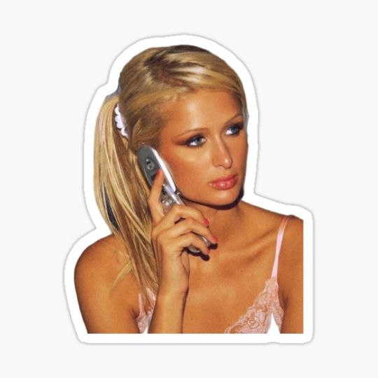 Discover Early 2000s Paris Hilton Sticker !