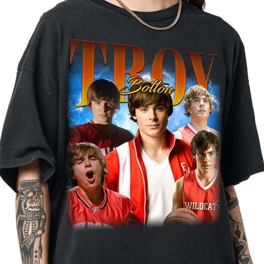 Discover Zac Efron Troy Bolton T-Shirt