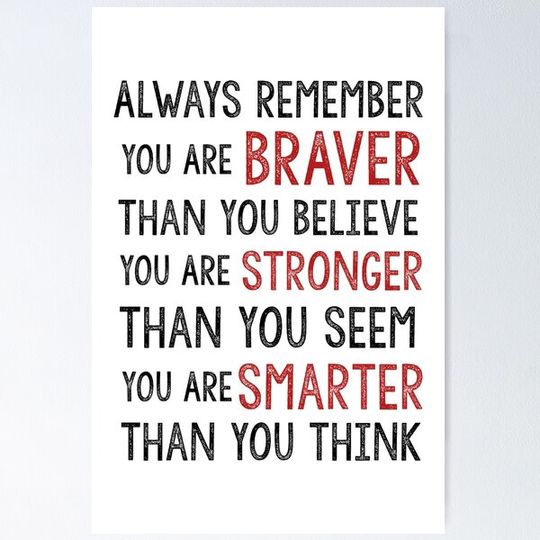 Discover You Are Braver Stronger Smarter Loved