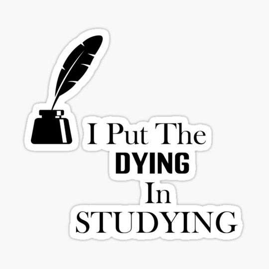 Discover I Put The Dying In Studying