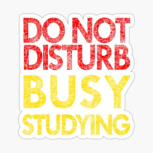 Discover Do Not Disturb Busy Studying