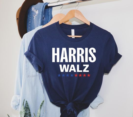 Discover HARRIS Walz Campaign Logo Shirt, Kamala Walz Shirt, Kamala Tim Madam President