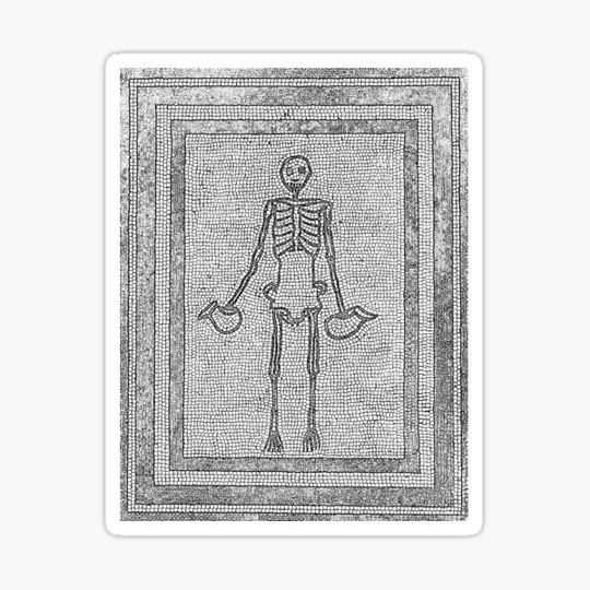 Discover Memento Mori Roman Mosaic