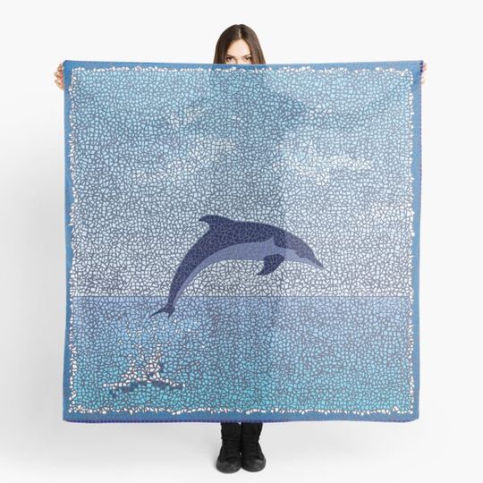 Discover Leaping Dolphin Mosaic