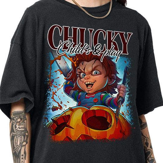 Discover Halloween T-shirt Gift idea Chucky, Horror Movie Shirt, Chucky Shirt