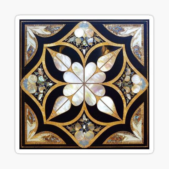 Discover Mother of Pearl Flower Mosaic Inlay Design