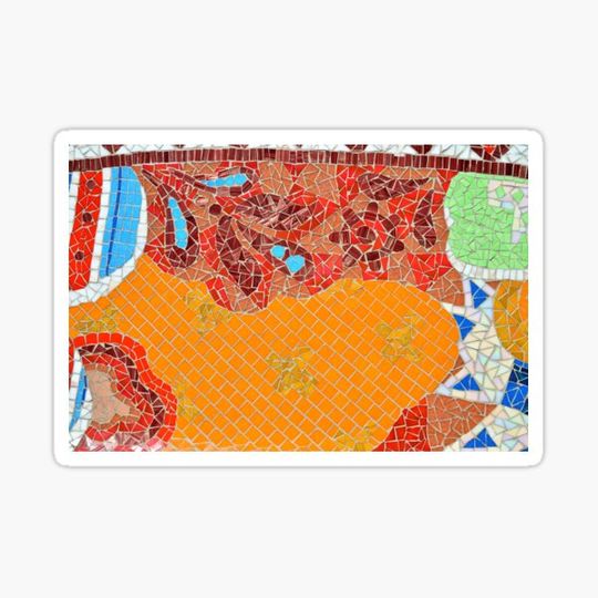Discover mosaic pieces abstract