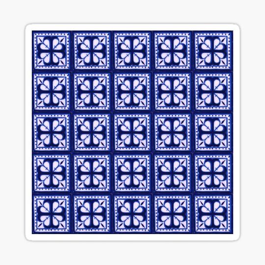 Discover Bright Blue Mexican Tiles