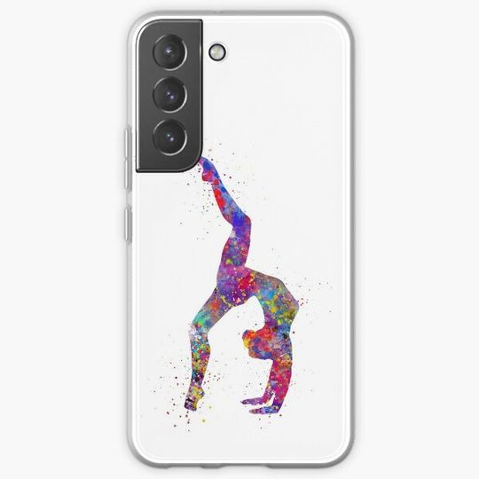 Discover Gymnastics girl, watercolor gymnastics, teen gift, gymnastics wall art