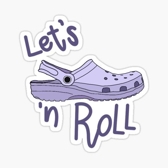 Discover Let's Croc' n Roll Sticker