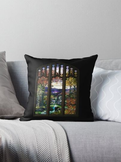 Discover Tiffany Autumn Stained Glass Window