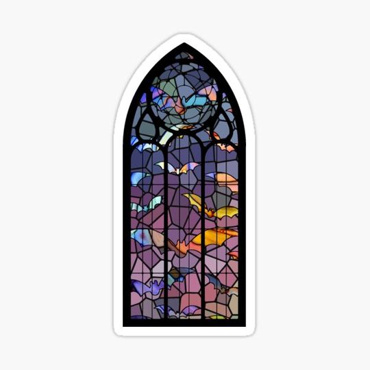 Discover Stained Glass Bats #3