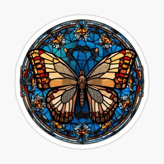 Discover Stained Glass Butterfly