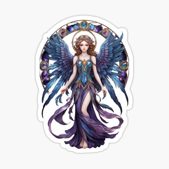 Discover Stained Glass Angel Pattern