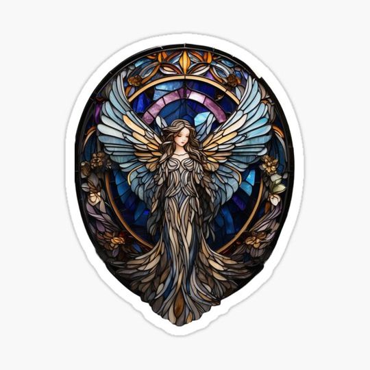 Discover Stained Glass Angel Pattern